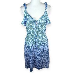 BLUE & WHITE DRESS SZ.S EUC